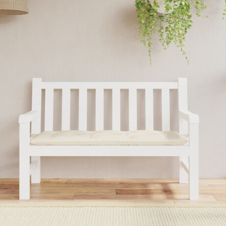 vidaXL Tuinbankkussen 120x50x7 cm oxford stof crèmekleurig afbeelding3 - 1