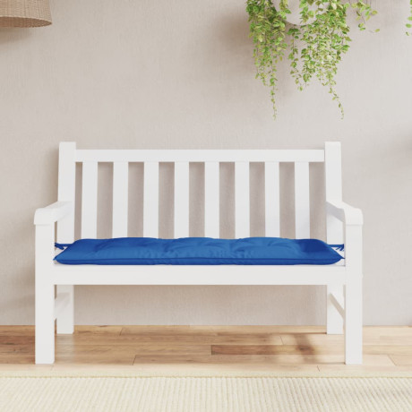 vidaXL Tuinbankkussen 120x50x7 cm oxford stof blauw afbeelding3 - 1
