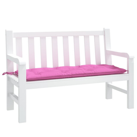 vidaXL Tuinbankkussen 120x50x7 cm stof roze afbeelding3 - 1