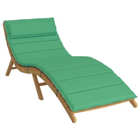 vidaXL Ligbedkussen 180x60x4 cm oxford stof groen afbeelding3 - 1