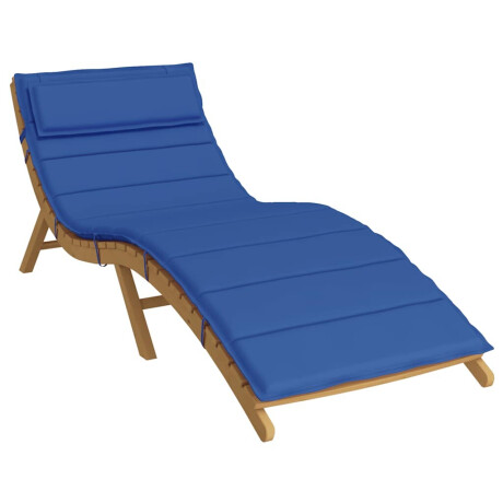vidaXL Ligbedkussen 180x60x4 cm oxford stof koningsblauw afbeelding3 - 1