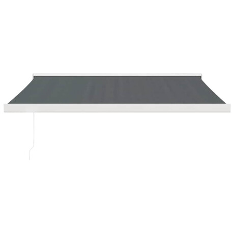 vidaXL Luifel uittrekbaar 3,5x2,5 m stof en aluminium antracietkleurig afbeelding3 - 1