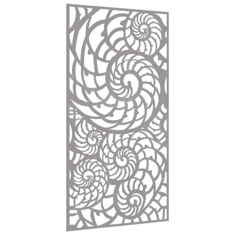 vidaXL Wanddecoratie tuin schelpenontwerp 105x55 cm cortenstaal afbeelding3 - 1