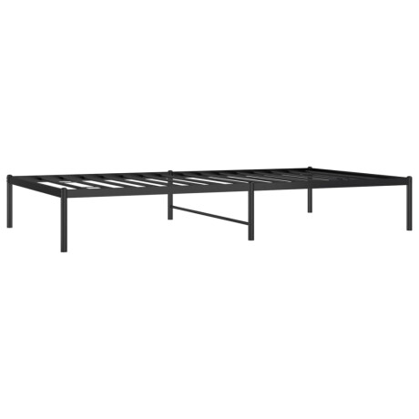vidaXL Bedframe metaal zwart 107x203 cm afbeelding3 - 1