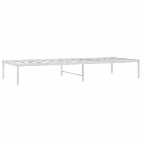 vidaXL Bedframe metaal wit 80x200 cm afbeelding3 - 1