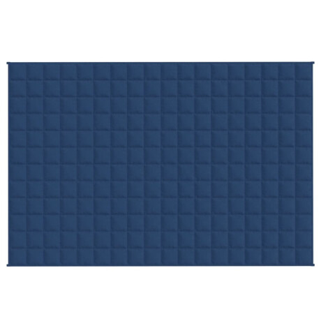 vidaXL Verzwaringsdeken 122x183 cm 5 kg stof blauw afbeelding3 - 1