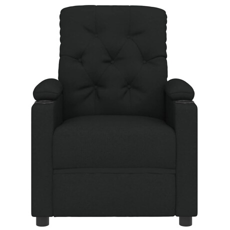 vidaXL Relaxfauteuil Zwarte Stof afbeelding3 - 1