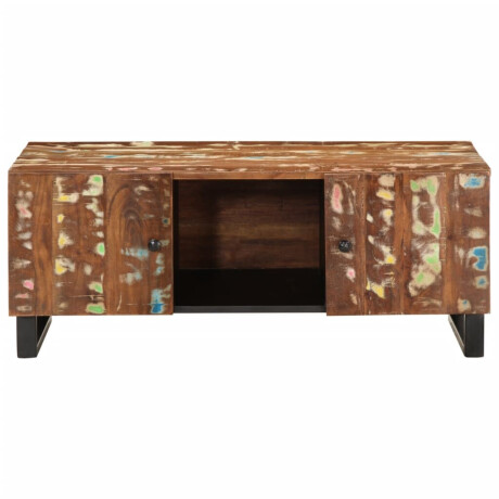 vidaXL Salontafel 100x54x40 cm massief gerecycled hout en bewerkt hout afbeelding3 - 1