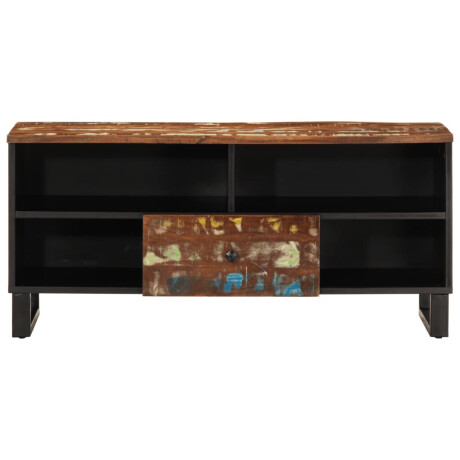 vidaXL Tv-meubel 100x33x46 cm massief hout gerecycled en bewerkt hout afbeelding3 - 1