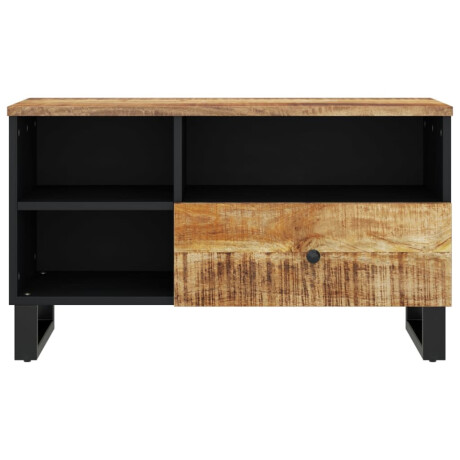 vidaXL Tv-meubel 80x33x46 cm massief mangohout en bewerkt hout afbeelding3 - 1