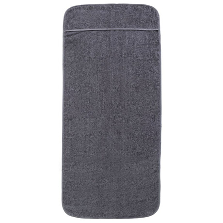 vidaXL Strandhanddoeken 2 st 400 g/m² 60x135 cm stof antracietkleurig afbeelding3 - 1