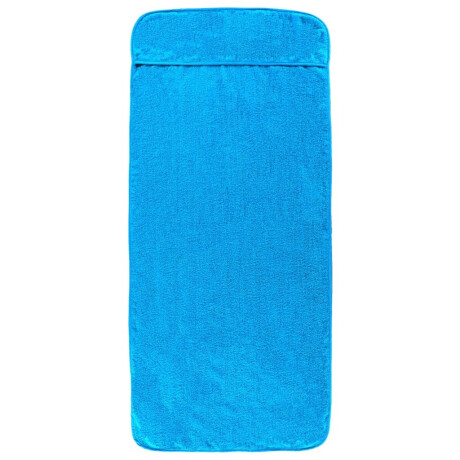vidaXL Strandhanddoeken 2 st 400 g/m² 60x135 cm stof turquoise afbeelding3 - 1