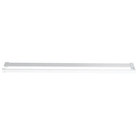 vidaXL Wandschap voor inloopdouchewand 80 cm aluminium chroomkleurig afbeelding3 - 1