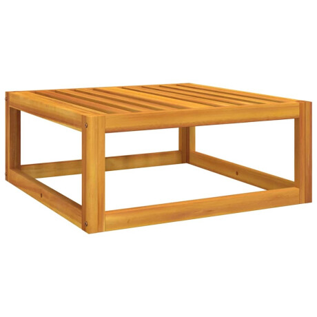 vidaXL Tuinvoetensteun met kussen massief acaciahout groen afbeelding3 - 1