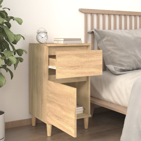 vidaXL Nachtkastje 40x35x70 cm sonoma eikenkleurig afbeelding3 - 1