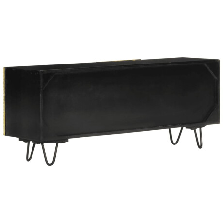 vidaXL Tv-meubel 110x30x45 cm massief mangohout afbeelding3 - 1