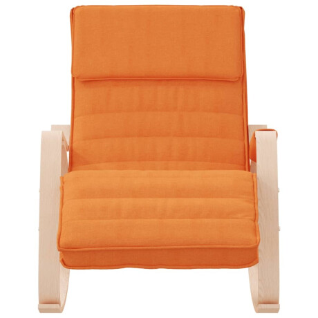 vidaXL Schommelstoel stof donkergeel afbeelding3 - 1