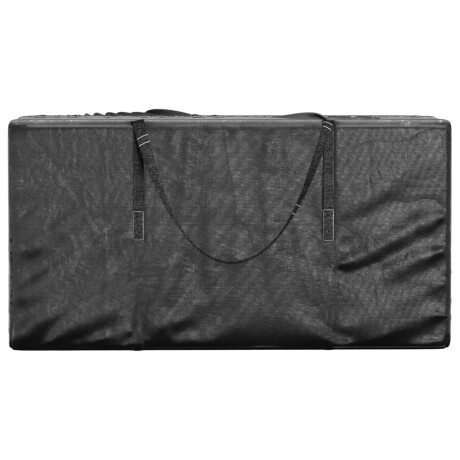 vidaXL Opbergtassen tuinkussens 2 st 150x75x75 cm polyetheen zwart afbeelding3 - 1
