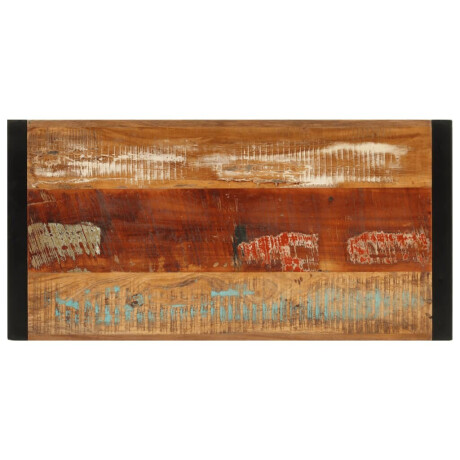vidaXL Bartafel 110x55x110 cm gerecycled massief hout afbeelding3 - 1