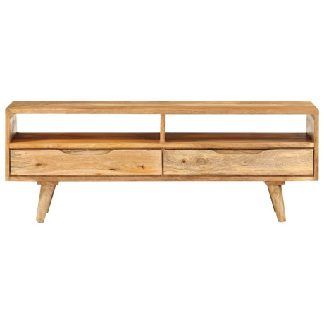vidaXL Tv-meubel 140x30x41 cm massief mangohout afbeelding3 - 1