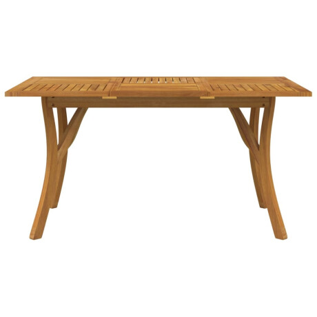 vidaXL Tuintafel 150x90x75 cm massief acaciahout afbeelding3 - 1