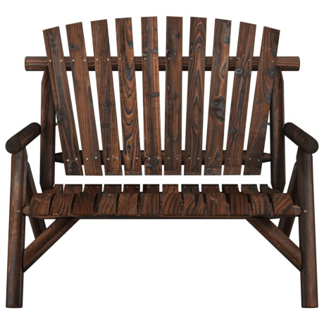 vidaXL Tuinbank 2-zits 119x85x98 cm massief vurenhout afbeelding3 - 1