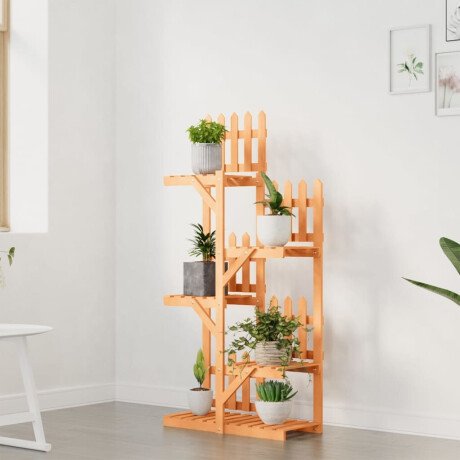vidaXL Plantenstandaard 60x25x130 cm massief vurenhout afbeelding3 - 1