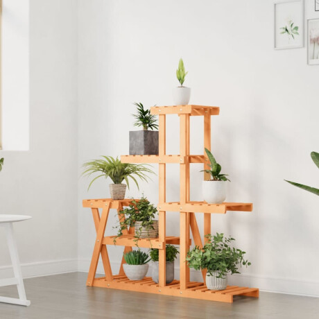 vidaXL Plantenstandaard 95x25x96 cm massief vurenhout afbeelding3 - 1