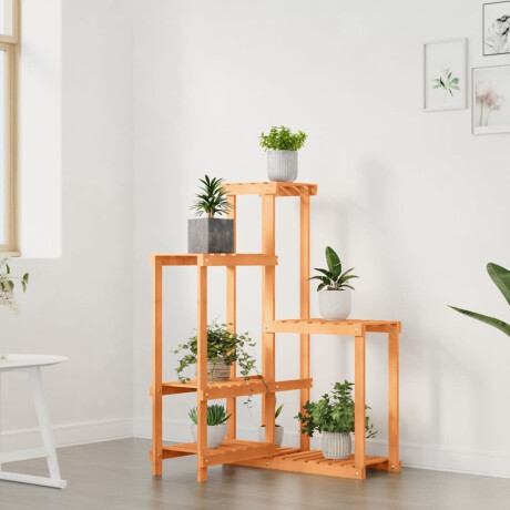 vidaXL Plantenstandaard 62,5x61,5x101,5 cm massief vurenhout afbeelding3 - 1