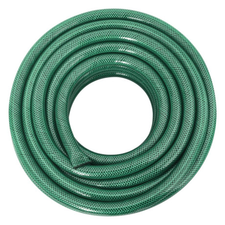 vidaXL Tuinslang met koppelingsset 0,9'' 10 m PVC groen afbeelding3 - 1