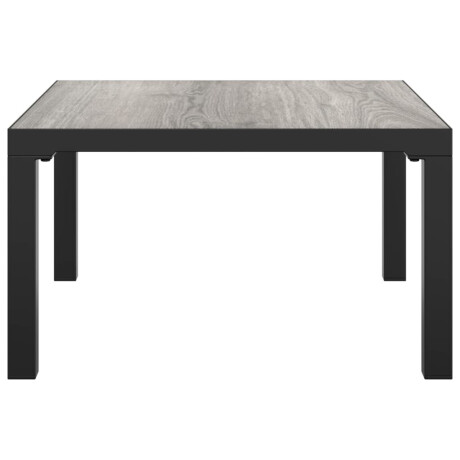 vidaXL Salontafel tuin 55x55x31 cm DPC en staal grijs afbeelding3 - 1
