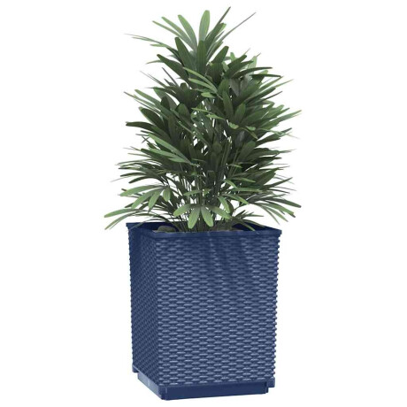 vidaXL Plantenbakken 2 st 30x30x37 cm polypropeen blauwgrijs afbeelding3 - 1