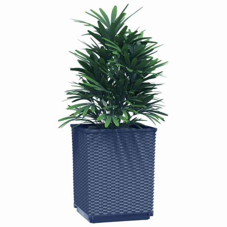 vidaXL Plantenbakken 4 st 30x30x37 cm polypropeen blauwgrijs afbeelding3 - 1