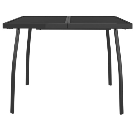 vidaXL Tuintafel 100x100x72 cm staalgaas antracietkleurig afbeelding3 - 1