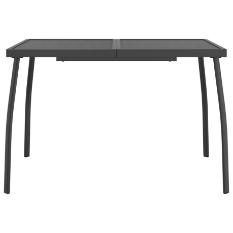 vidaXL Tuintafel 110x80x72 cm staalgaas antracietkleurig afbeelding3 - 1