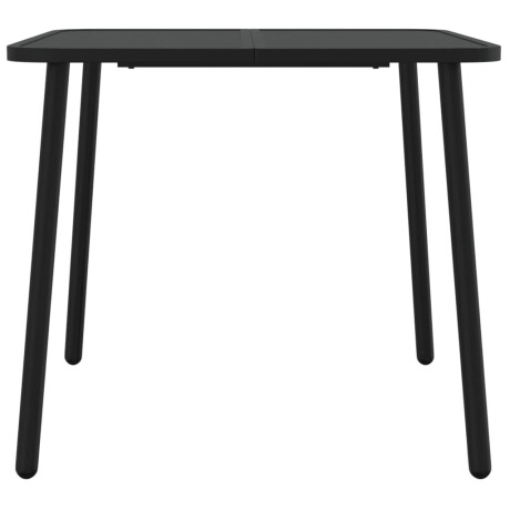 vidaXL Tuintafel 80x80x71 cm staal antracietkleurig afbeelding3 - 1