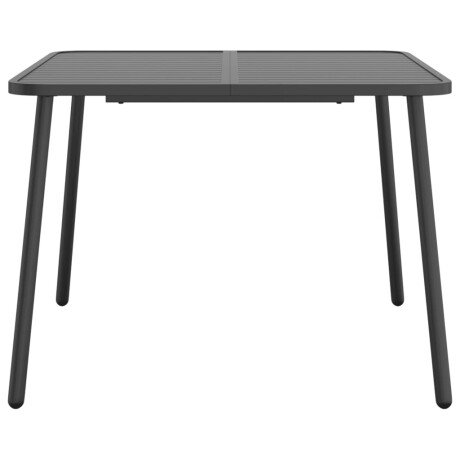 vidaXL Tuintafel 100x100x71 cm staal antracietkleurig afbeelding3 - 1