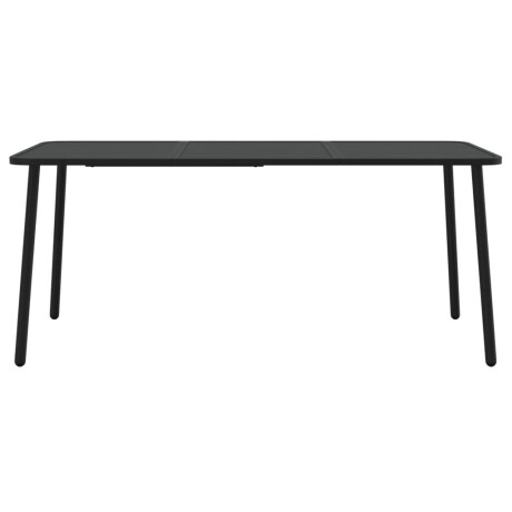 vidaXL Tuintafel 165x80x71 cm staal antracietkleurig afbeelding3 - 1