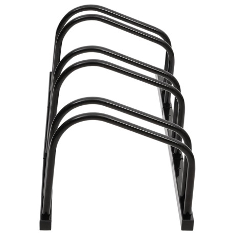 vidaXL Fietsenrek voor 3 fietsen staal zwart afbeelding3 - 1