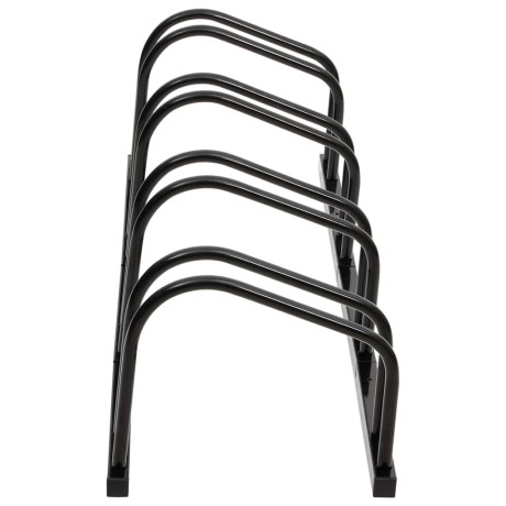 vidaXL Fietsenrek voor 4 fietsen staal zwart afbeelding3 - 1