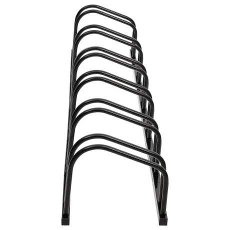 vidaXL Fietsenrek voor 6 fietsen staal zwart afbeelding3 - 1