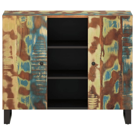vidaXL Dressoir met 2 deuren 90x33x75 cm massief gerecycled hout afbeelding3 - 1