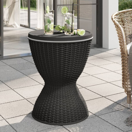 vidaXL IJskoeltafel 3-in-1 polypropeen zwart afbeelding3 - 1