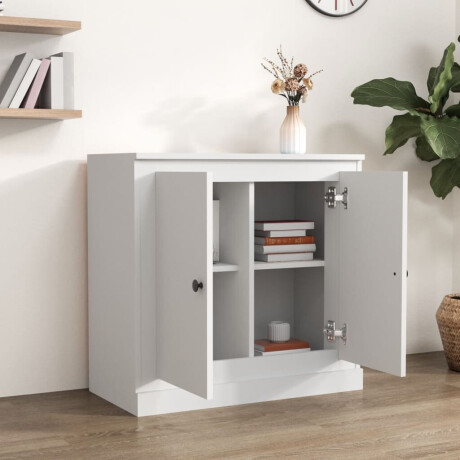 vidaXL Dressoir 70x35,5x67,5 cm bewerkt hout wit afbeelding3 - 1