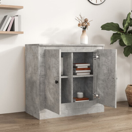 vidaXL Dressoir 70x35,5x67,5 cm bewerkt hout betongrijs afbeelding3 - 1