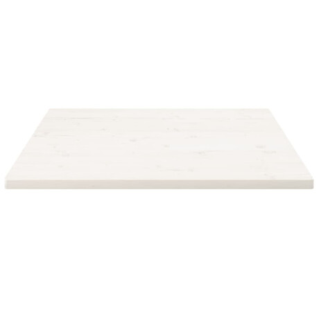 vidaXL Tafelblad vierkant 80x80x2,5 cm massief grenenhout wit afbeelding3 - 1