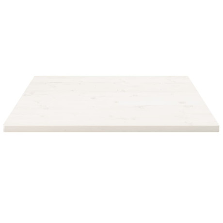 vidaXL Tafelblad vierkant 80x80x2,5 cm massief grenenhout wit afbeelding3 - 1