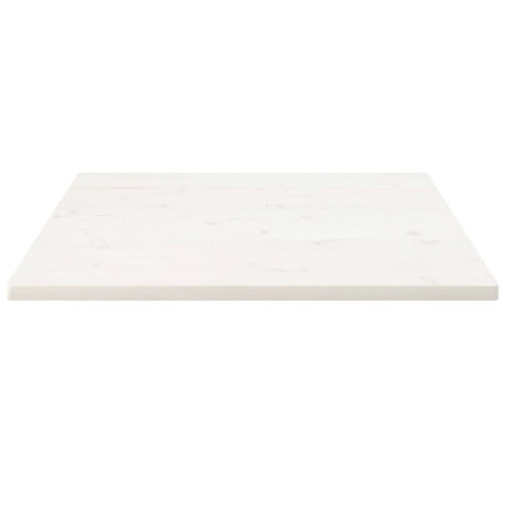 vidaXL Tafelblad vierkant 90x90x2,5 cm massief grenenhout wit afbeelding3 - 1