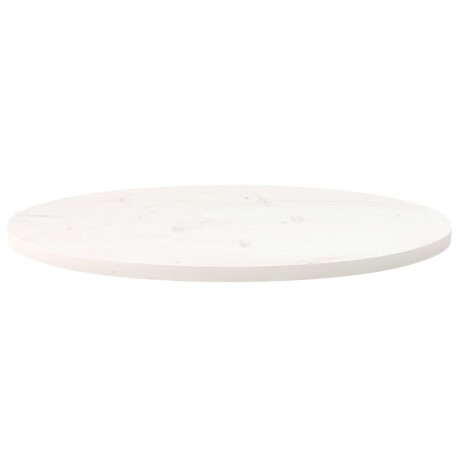 vidaXL Tafelblad ovaal 70x35x2,5 cm massief grenenhout wit afbeelding3 - 1