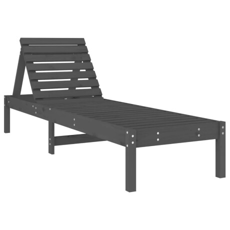 vidaXL Ligbedden 2 st 199,5x60x74 cm massief grenenhout grijs afbeelding3 - 1